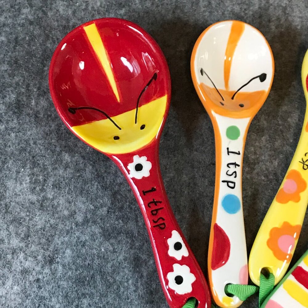 Ceramic Measuring Spoons - Picture 3 of 7